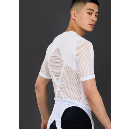 Le Col Pro Mesh Short Sleeve Base Layer, White