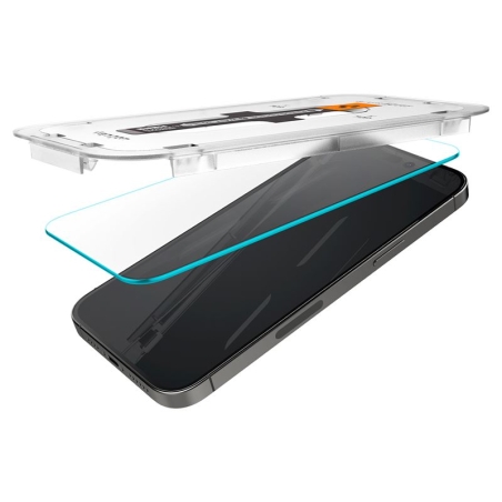 Spigen Glass tR EZ Fit 2 Pack, Transparency Sensor Protection - tvrdené sklo pre iPhone 14 Pro