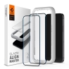 SPIGEN Glas TR ALM FC black, 2 Pack - iPhone 12 Pro Max