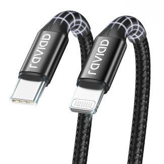 Raviad  USB-C/Lightning kábel 1 m -...