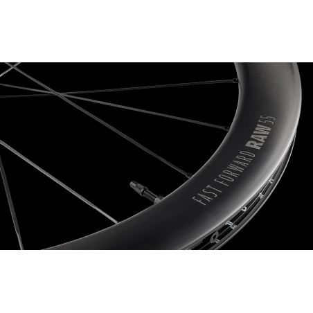 FFWD RAW CS (55 mm), mattblack, karbónové, kotúčové, plášťové
