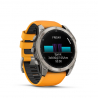 Garmin fenix 8 - 51mm, AMOLED, Sapphire, Titanium, Spark Orange/Graphite band