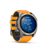 Garmin fenix 8 - 51mm, AMOLED, Sapphire, Titanium, Spark Orange/Graphite band