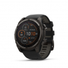 Garmin fenix 8 - 51mm, Sapphire Solar, Carbon Gray DLC Titanium, Black/Pebble Gray band