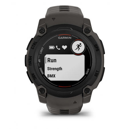 Garmin Instinct E 40mm, Black, Charcoal silicone band