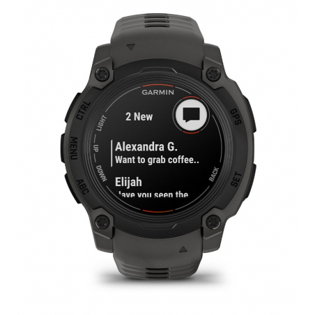 Garmin Instinct E 40mm, Black, Charcoal silicone band