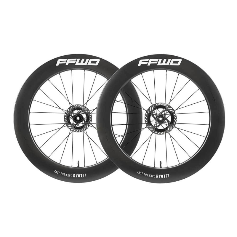 FFWD RYOT77 V2 (77 mm), DT240, white, karbónové, kotúčové, plášťové