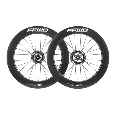 FFWD RYOT77 V2 (77 mm), DT240, white, karbónové, kotúčové, plášťové