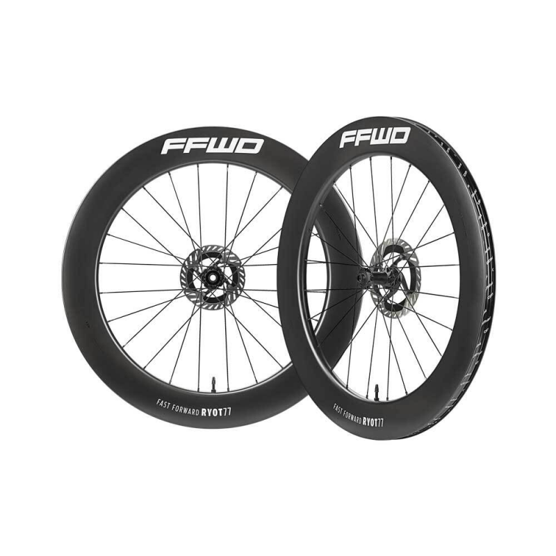 FFWD RYOT77 V2 (77 mm), white, karbónové, kotúčové, plášťové