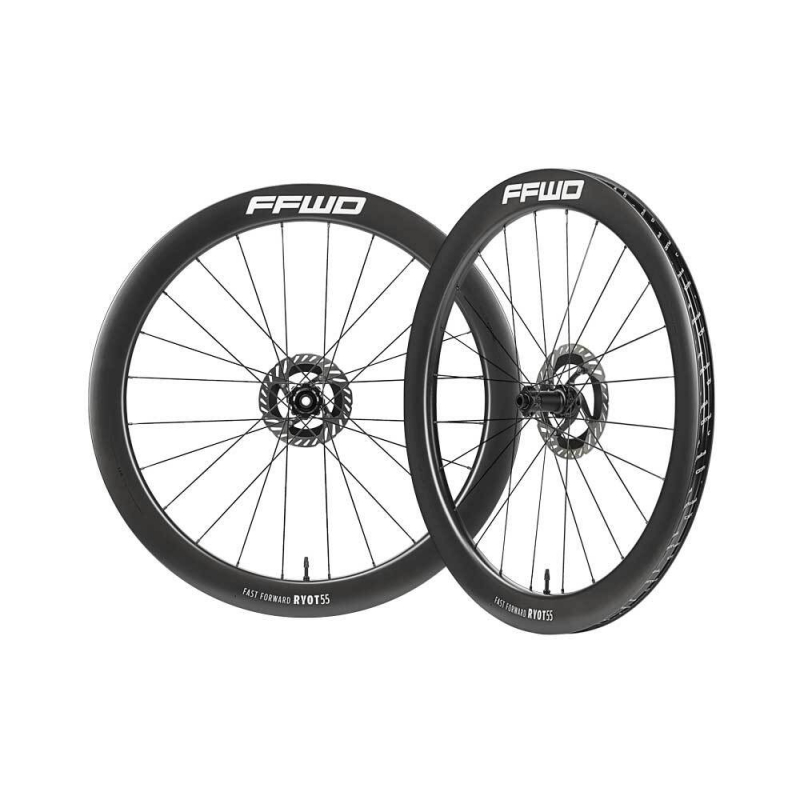 FFWD RYOT55 V2 (55 mm), DT240, white, karbónové, kotúčové, plášťové