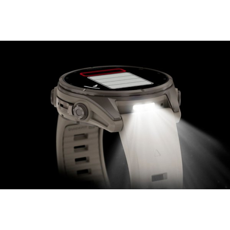 Garmin fenix 9 - 43mm, AMOLED, Sapphire, Titanium, Fog Gray band