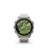 Garmin fenix 9 - 43mm, AMOLED, Sapphire, Titanium, Fog Gray band
