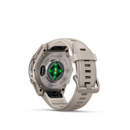 Garmin fenix 9 - 43mm, AMOLED, Sapphire, Titanium, Fog Gray band