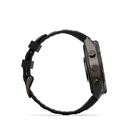 Garmin fenix 9 Pro - inReach, 47mm, AMOLED, Sapphire, Carbon Gray DLC Titanium, Black/Pebble Gray band