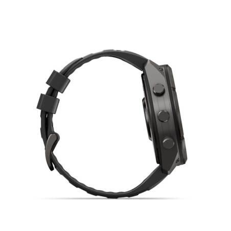 Garmin fenix 9 Pro - 51mm, AMOLED, Sapphire, Carbon Gray DLC Titanium, Black/Pebble Gray band