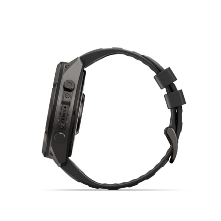 Garmin fenix 9 Pro - 51mm, AMOLED, Sapphire, Carbon Gray DLC Titanium, Black/Pebble Gray band