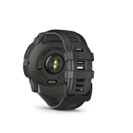 Garmin Instinct 3 Solar 50mm, Black, Charcoal silicone band