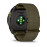 Garmin Enduro 4, Sapphire Solar, Titanium, Dark olive ComfortFit Fabric band
