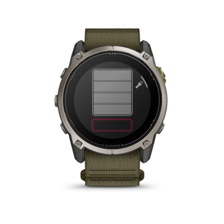 Garmin Enduro 4, Sapphire Solar, Titanium, Dark olive ComfortFit Fabric band