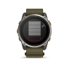 Garmin Enduro 4, Sapphire Solar, Titanium, Dark olive ComfortFit Fabric band