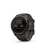Garmin fenix 9 Pro - inReach, 43mm, AMOLED, Sapphire, Carbon Gray DLC Titanium, Black/Pebble Gray band