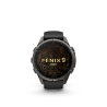 Garmin fenix 9 Pro - inReach, 43mm, AMOLED, Sapphire, Carbon Gray DLC Titanium, Black/Pebble Gray band
