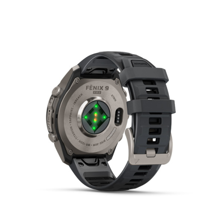 Garmin fenix 9 Pro - inReach, 47mm, AMOLED, Sapphire, Titanium, Graphite/Black band