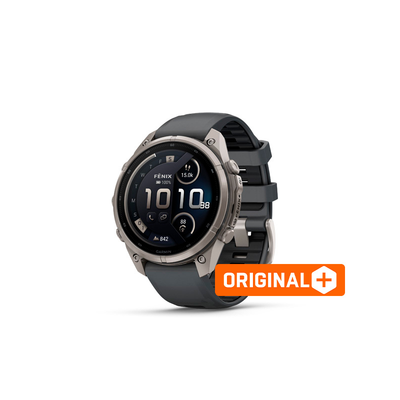 Garmin fenix 9 Pro - inReach, 47mm, AMOLED, Sapphire, Titanium, Graphite/Black band