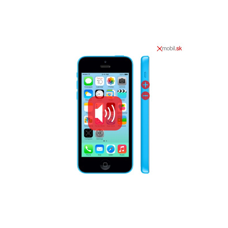 Oprava tlačidiel hlasitosti na iPhone 5C v BA Oprava tlačidiel hlasitosti na iPhone 5C v BA