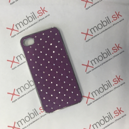 Hard Case Chrome s kamienkami pre iPhone 4, 4S