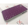 Hard Case Chrome s kamienkami pre iPhone 4, 4S