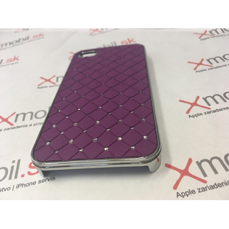 Hard Case Chrome s kamienkami pre iPhone 4, 4S