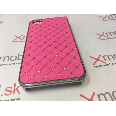 Hard Case Chrome s kamienkami pre iPhone 4, 4S
