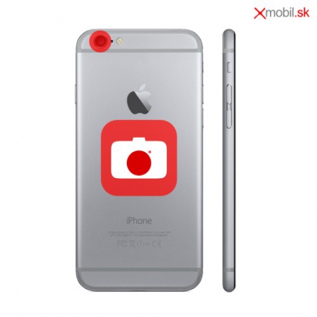 Výmena rozbitého sklíčka zadnej kamery na iPhone X v BA