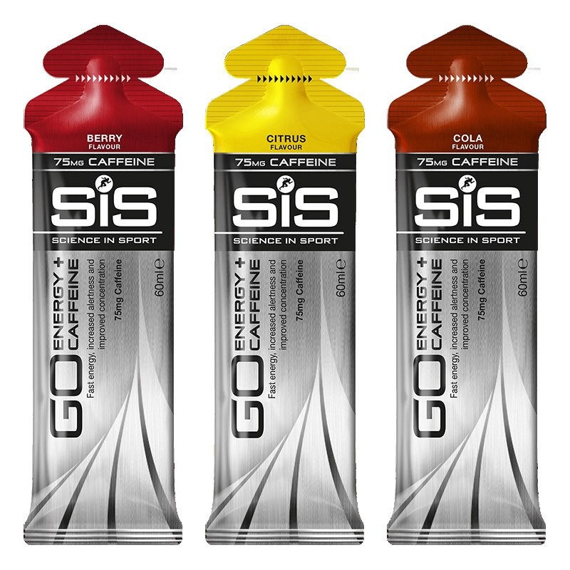 SiS Go Energy + Caffeine Isotonic Gel 60 ml - rôzne príchute