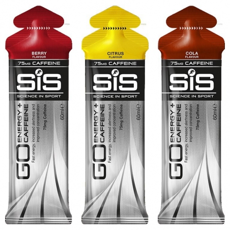 SiS Go Energy + Caffeine Isotonic Gel 60 ml - rôzne príchute