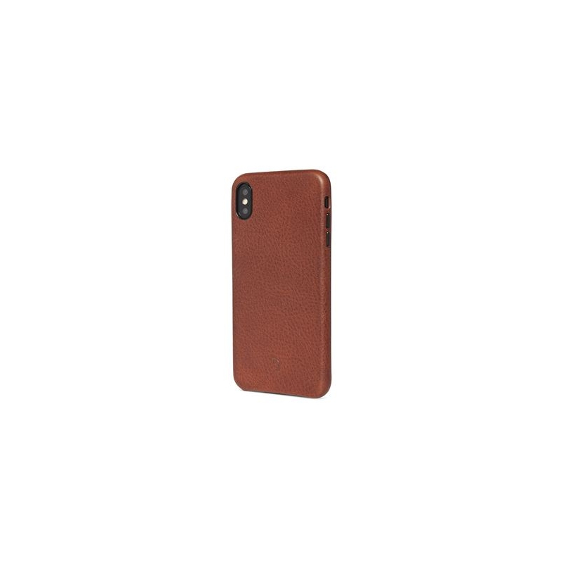 Púzdro Decoded Leather Case pre iPhone XS Max - hnedé