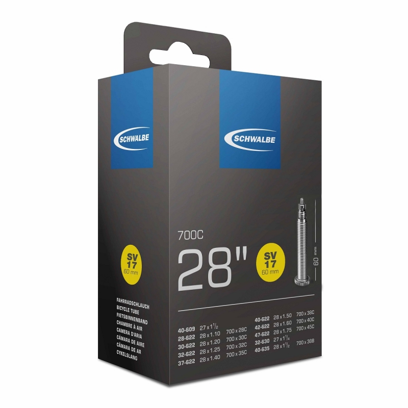 SCHWALBE Duša 700x28/45C FV 60mm (28/45-622) 150g SCHWALBE Duša 700x28/45C FV 60mm (28/45-622) 150g