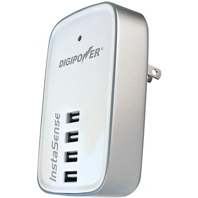 Digipower 4 Port USB Charger, Biely Digipower 4 Port USB Charger, Biely