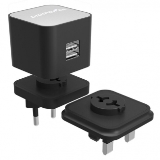 DIGIPOWER Dual USB Wall Charger