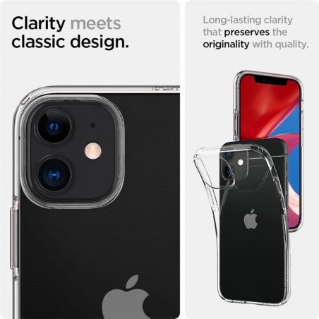 Púzdro Spigen Crystal Flex iPhone 12 mini priesvitné
