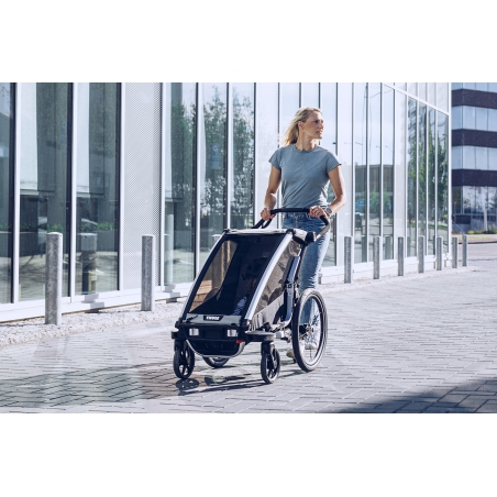 Detský vozík THULE Chariot Lite 1, šedý (2021)