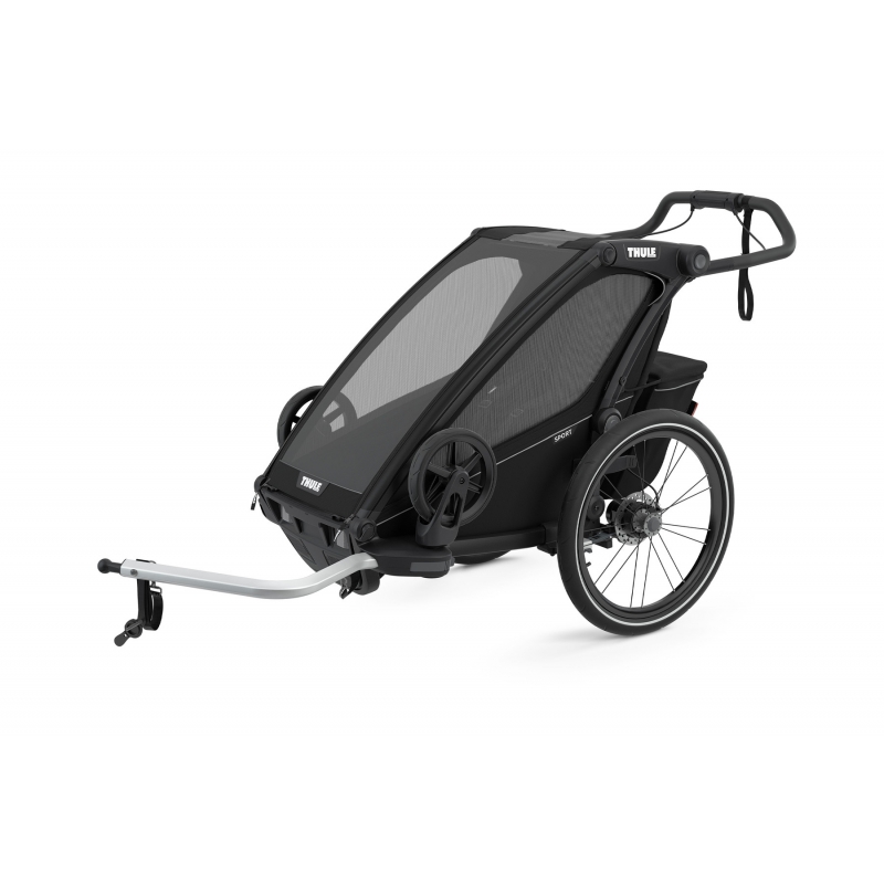 Detský vozík THULE Chariot Sport 1 (2021), čierny Detský vozík THULE Chariot Sport 1 (2021), čierny
