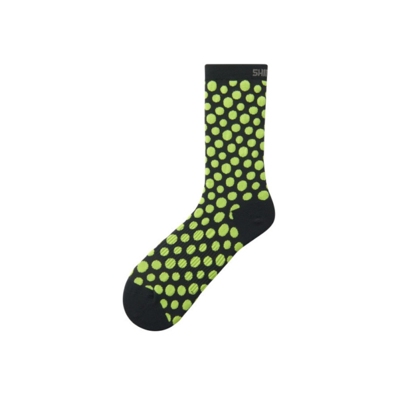 Ponožky Shimano Original Tall, čierno-žlté