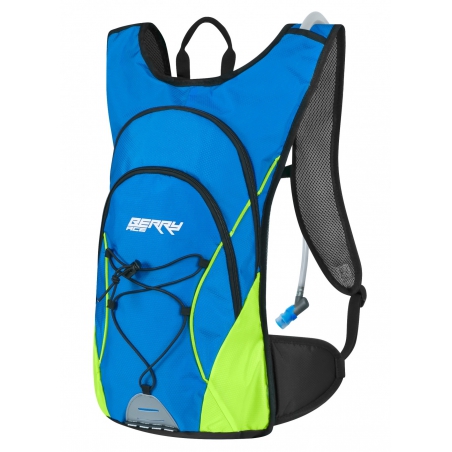Batoh FORCE Berry Ace Plus 12L modro-fluo + Hydrapak 2l