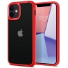 Púzdro Spigen Ultra Hybrid iPhone 12 mini červeno-priesvitné