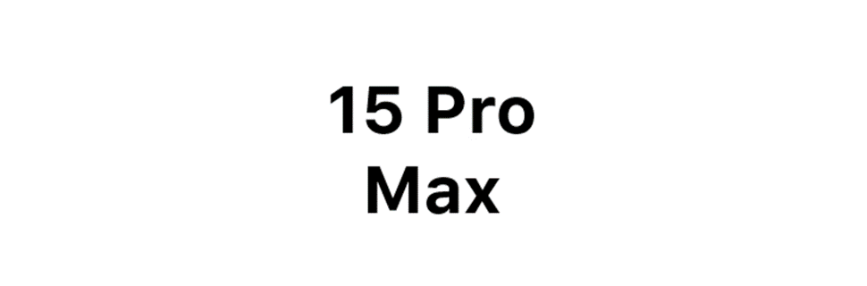 iPhone 15 Pro Max