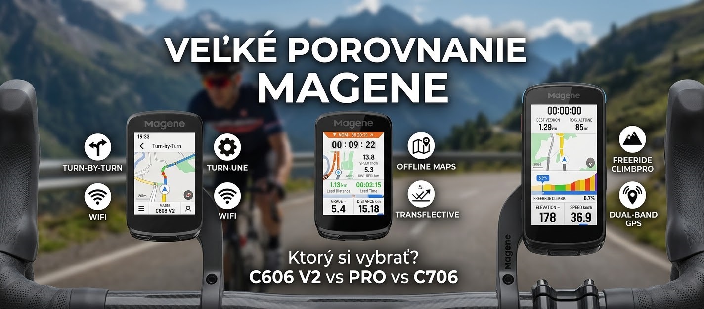 Nová generácia Magene: Rozdiely medzi C606 V2, C606 PRO a vlajkovou loďou C706